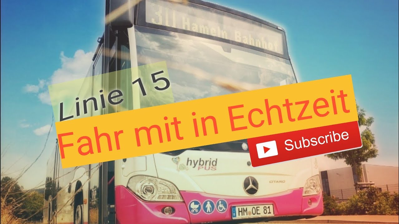 Linie 15 Hameln Bahnhof nach klein Süntel