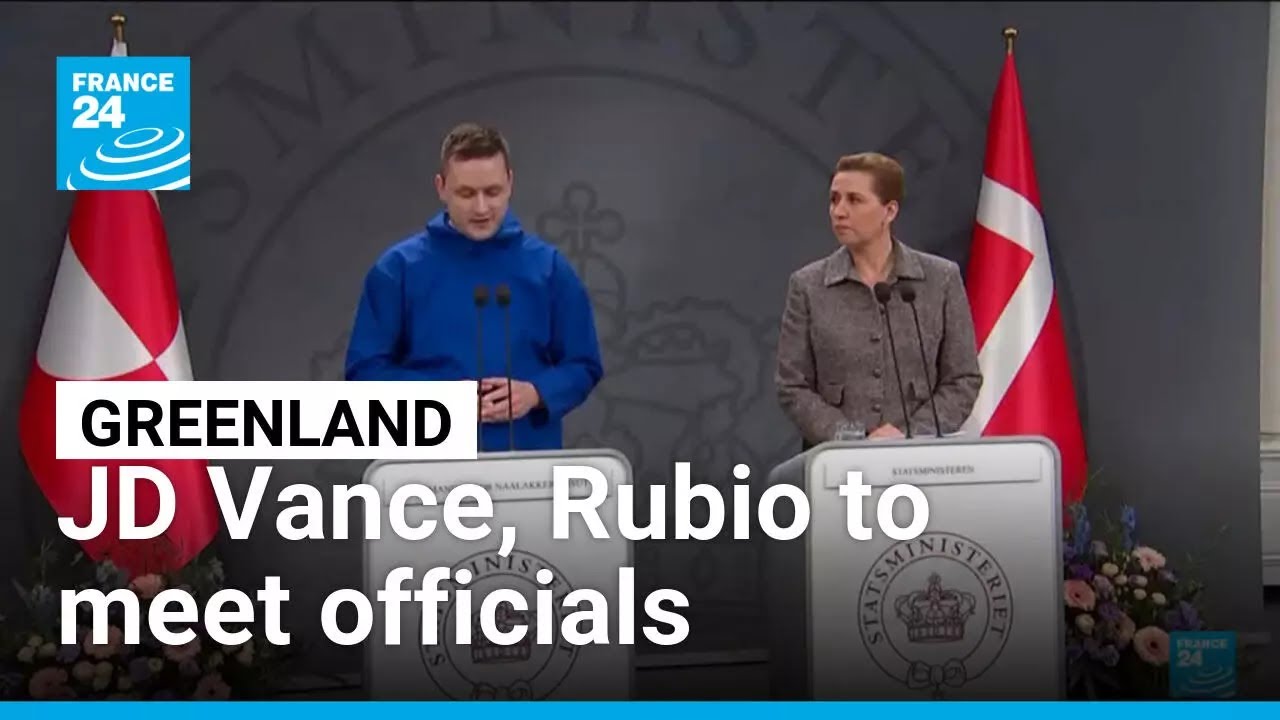 JD Vance, Rubio to meet Greenland officials &bull; FRANCE 24 English