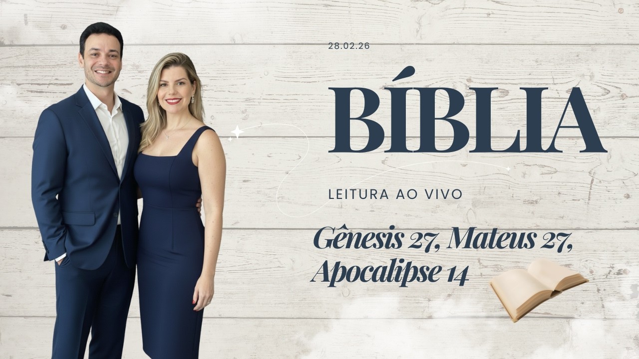 ACONTECENDO AGORA: LEITURA AO VIVO da BÍBLIA com Comentários Poderosos! ENTRE AQUI