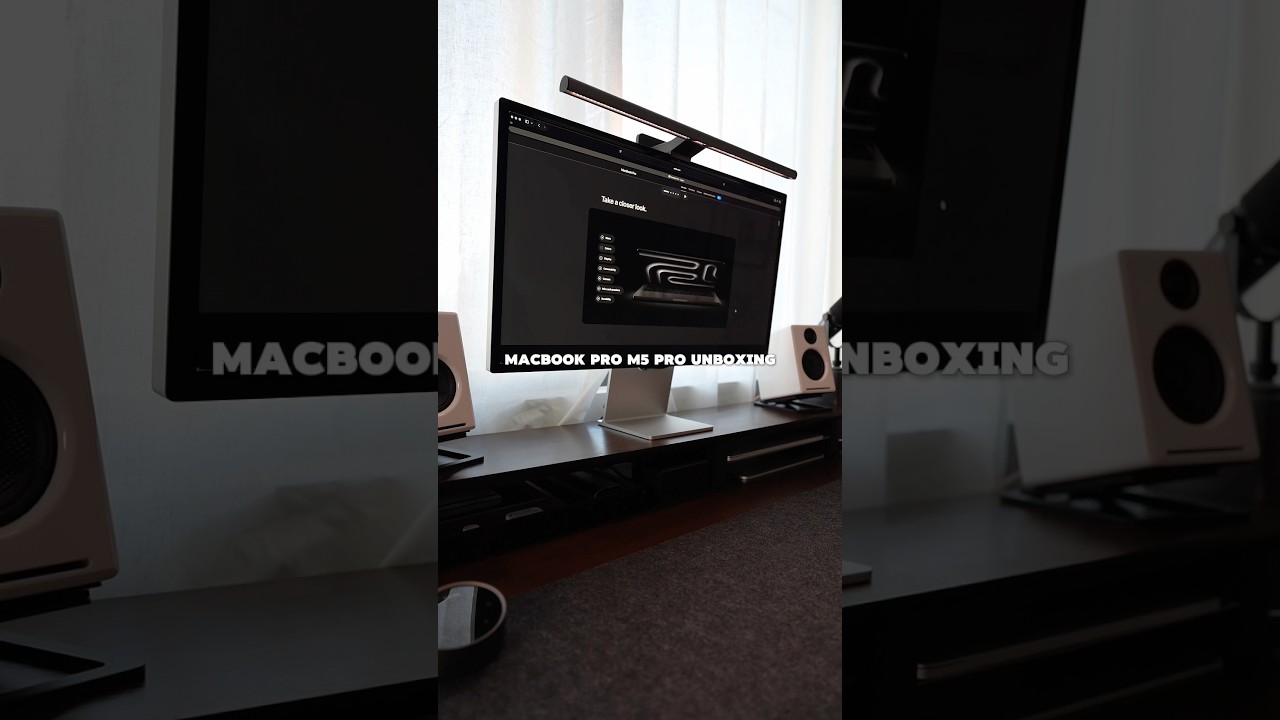 unboxing my new macbook pro with the m5 pro chip. #apple #asmr #unboxing #tech #macbookpro