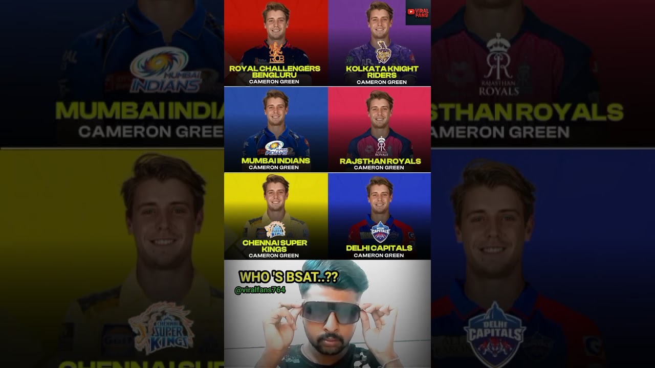 IPL 2026 Cameron green & Auction Who is This Team #ipl #ipl2025 #mdhoni2025