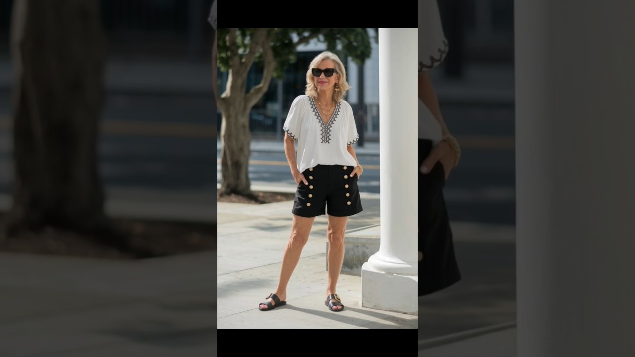 Looks B&aacute;sicos Para Se&ntilde;oras Over 50 🎀/Moda Femenina Atemporal #fashion#moda#outfit#look#elegant#ootd
