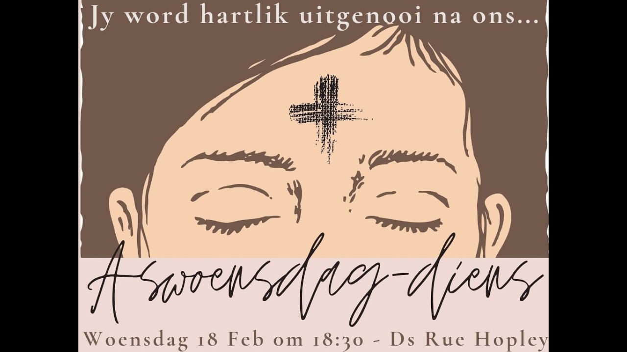 dK | Aswoensdagdiens | 18 Februarie | Ds. Rue Hopley