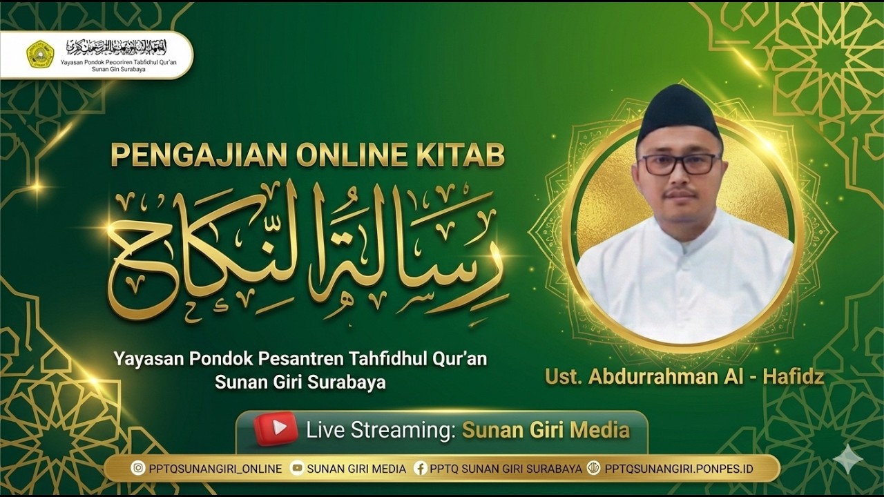 🔴Pengajian kitab Risalah Nikah Sunan Giri Surabaya 2026 #12