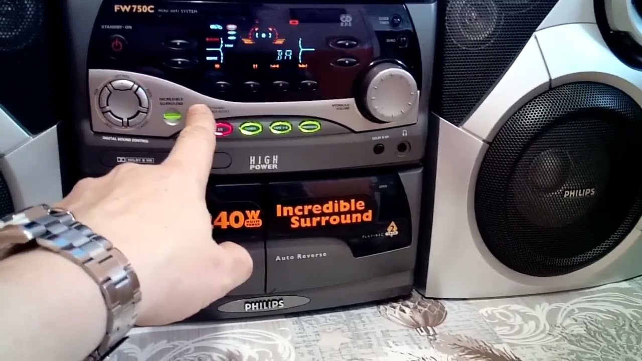 Hifi system Philips FW 750C repair