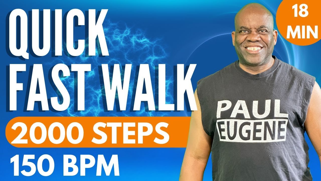 Try This Fast Walking Workout When You're Busy!