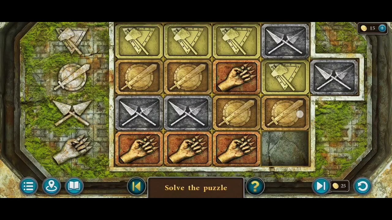 Legendary Tales 4 Chapter 3 Walkthrough of Puzzles - Tokens 