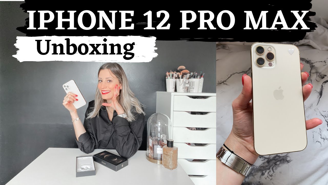 IPHONE 12 PRO MAX GOLD UNBOXING 📱