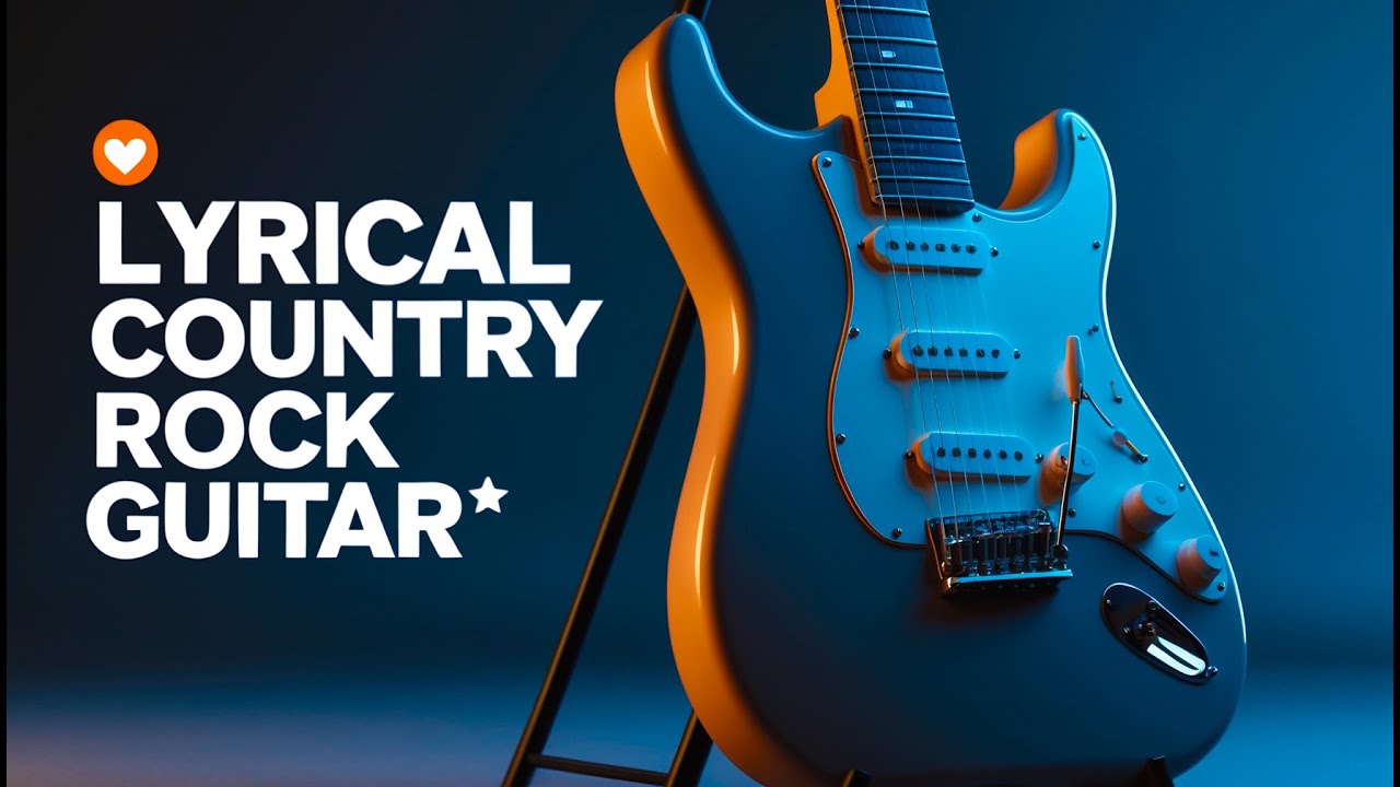 🎸 Lyrical Country Rock Guitar | Romantic Soft Instrumentals with Hypnotic Bass | Full Album