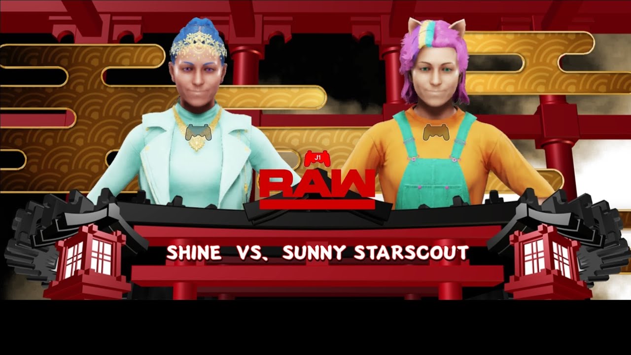 WWE 2k19 Shine vs Sunny Starscout - Segundo Combate