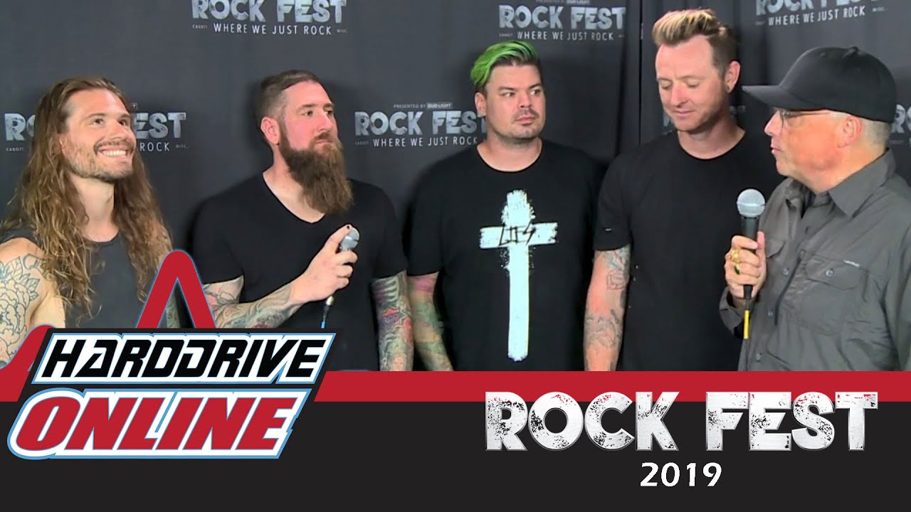 DED - Lou Brutus talks with DED at Rock Fest 2019 | HardDrive Online