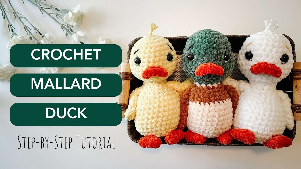 EASY Crochet Mallard Duck Tutorial ✨ l FREE Crochet Pattern
