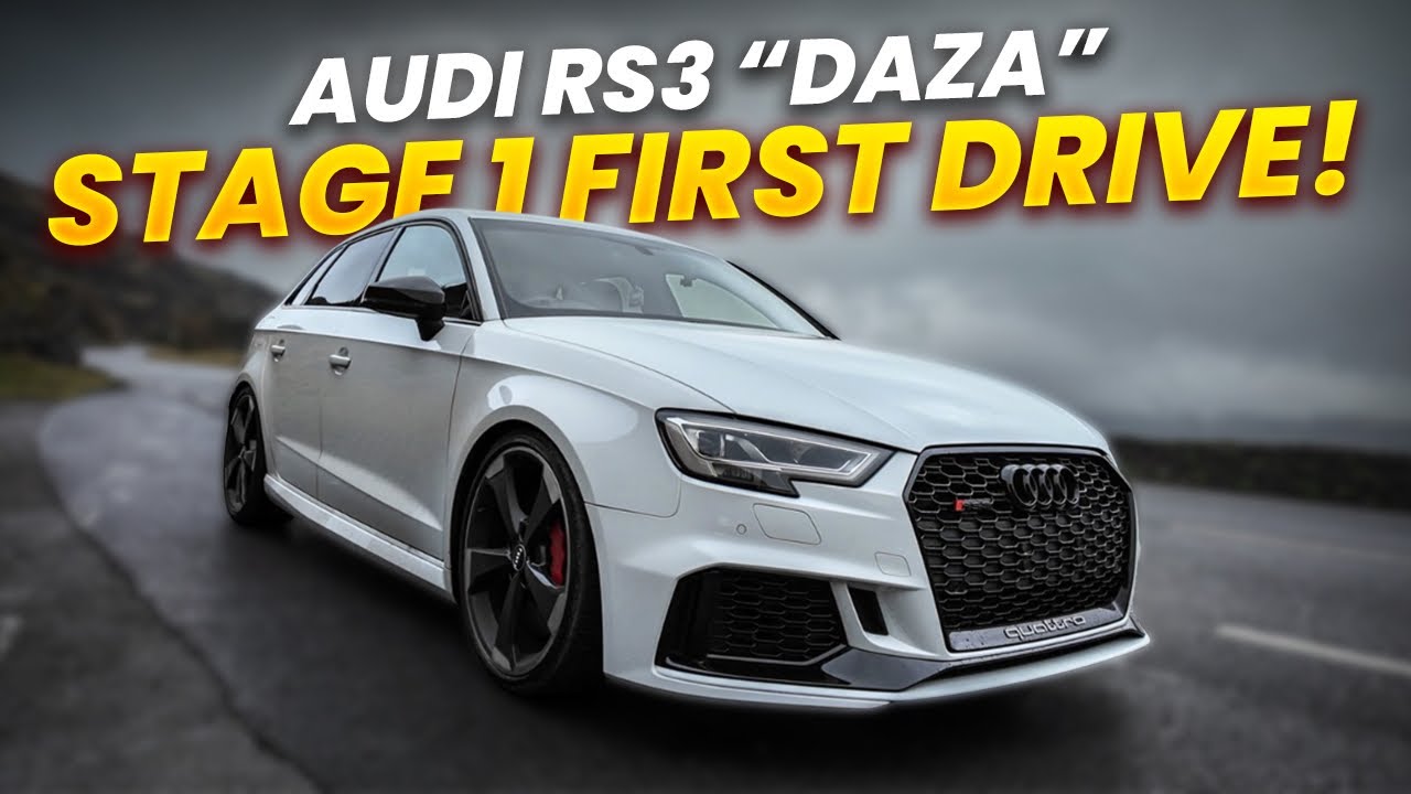 AUDI RS3 8V2 STAGE 1 FIRST DRIVE!
