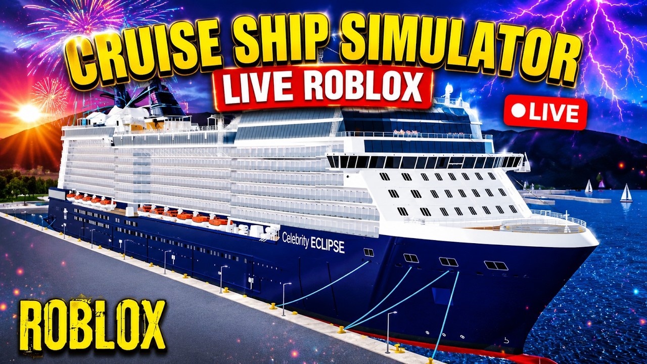 Live / Cruise ship simulator - Celebrity Silhouette / Roblox Ep.1