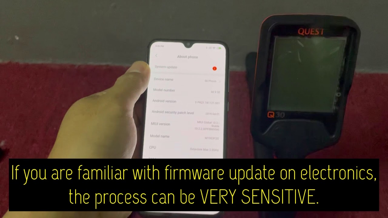 [ENG] NMD Quest Q30 Q60 firmware update on Android Step-by-Step