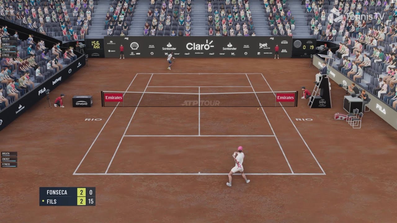 🇧🇷 Joao Fonseca vs Arthur Fils 🇫🇷 || Rio Open 2024 in Tennis Elbow 4 😍🔥