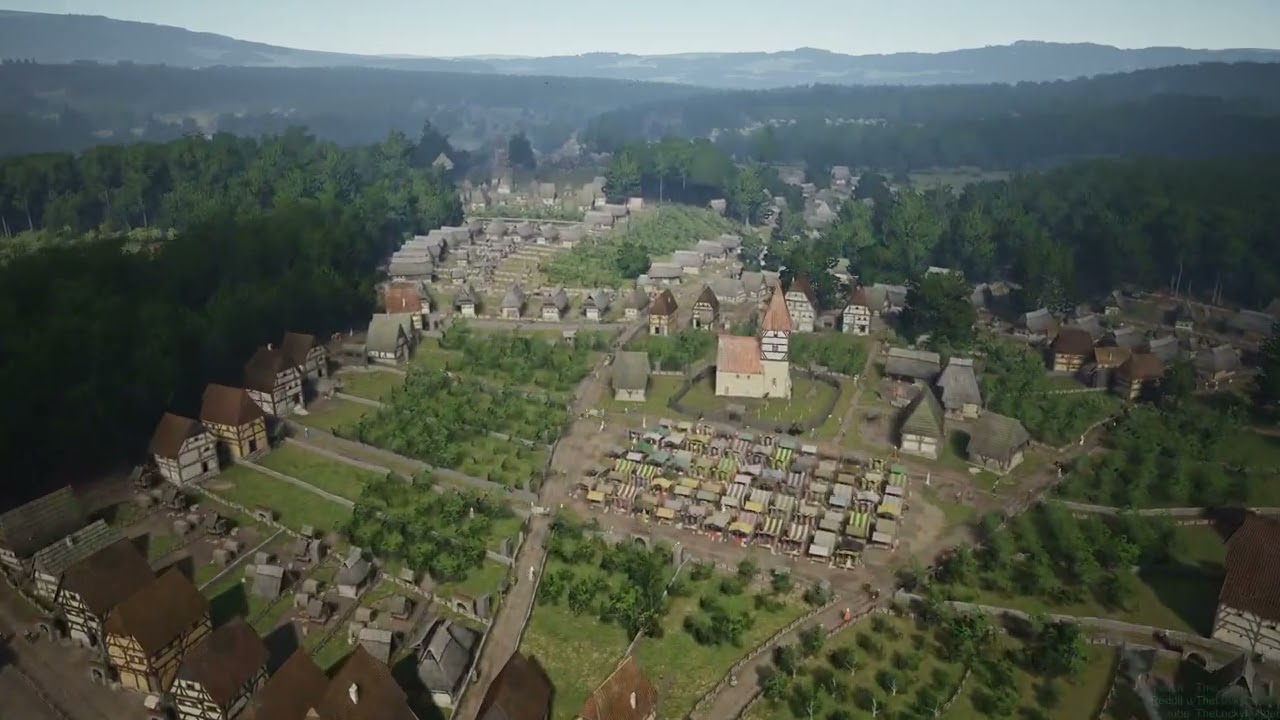 Manor Lord Giant City.  2k+pop and climbing.  A flyover with map view as well.  Enjoy!!