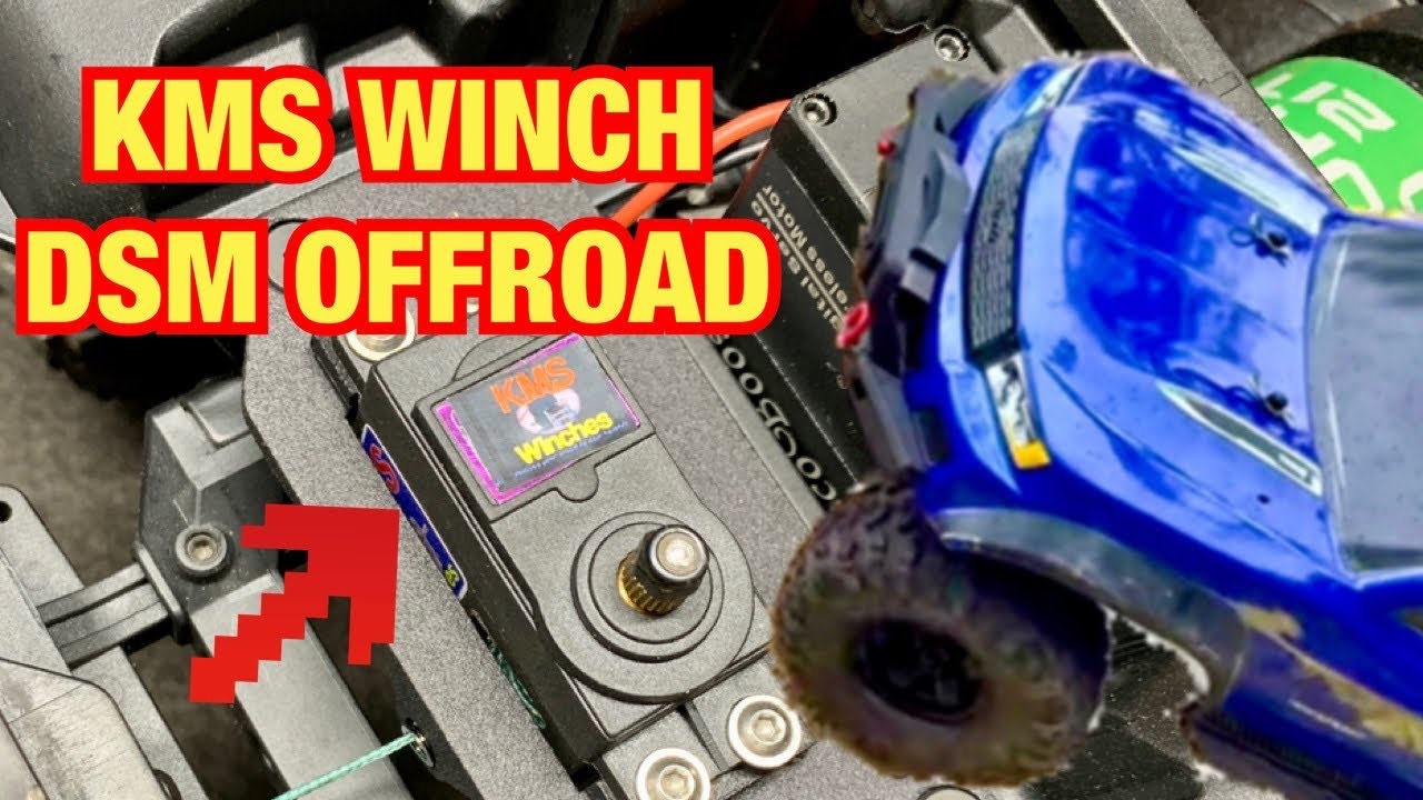 TRX4 gets a KMS Servo winch with a DSM Offroad Mount for 11Charlie RC
