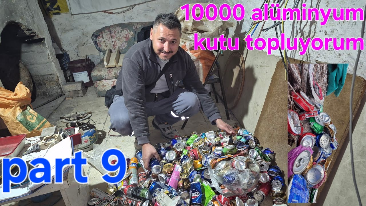 💪 KUTU AVI DEVAM EDİYOR! 10.000’E AZ KALDI – PART 9 #hurda #scrap #geridönüşüm #alüminyum #aluminium