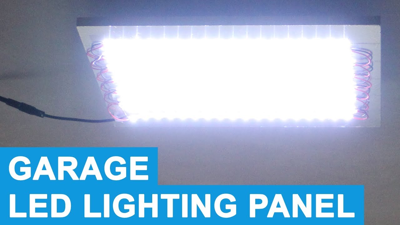 LED Light Panel - Battery Powered Garage Lighting