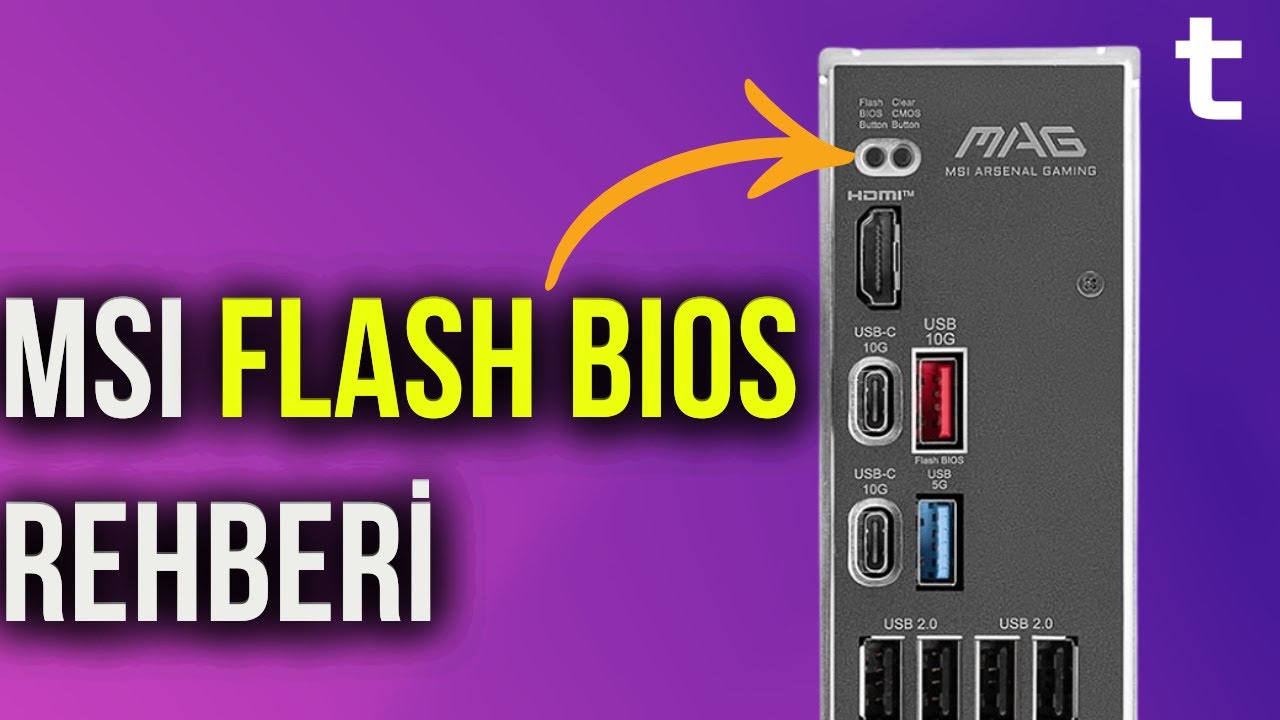 MSI Flash BIOS Rehberi | BIOS Flashback