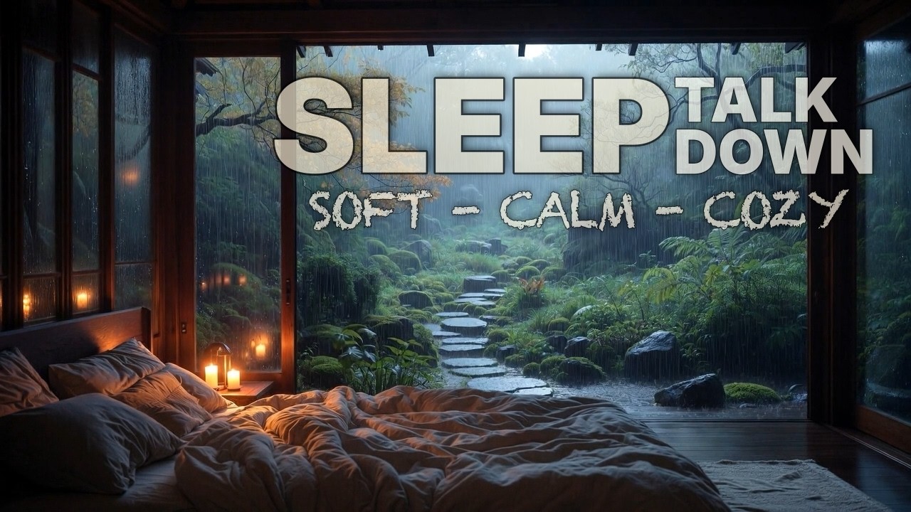 Guided Sleep Meditation for Deep Sleep | Gentle Rain & Fresh Air