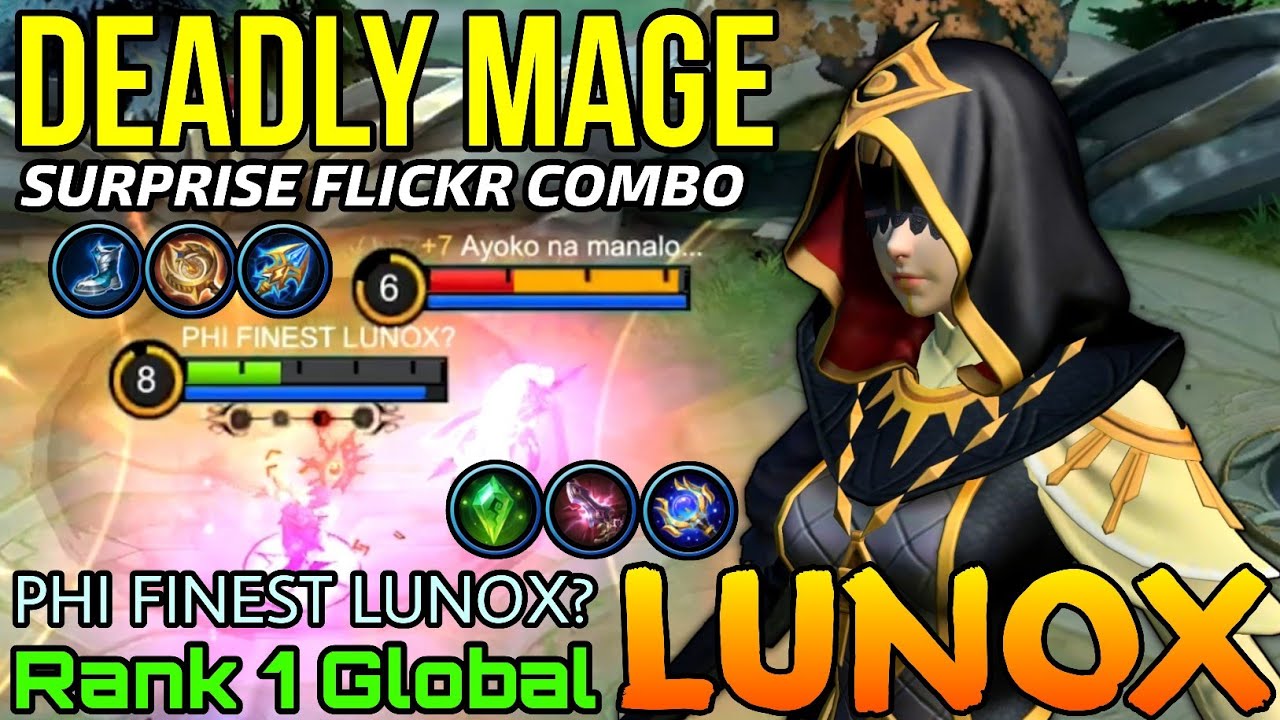 Powerful Mage Lunox the Eye of Eternity - Top 1 Global Lunox by PHI FINEST LUNOX? - Mobile Legends