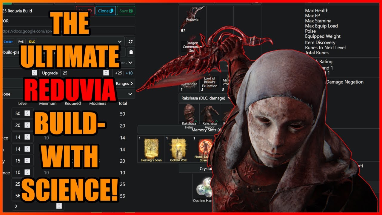 ЛУЧШАЯ сборка Редувии &mdash; с НАУКОЙ! &mdash; Elden Ring Reduvia Build Guide