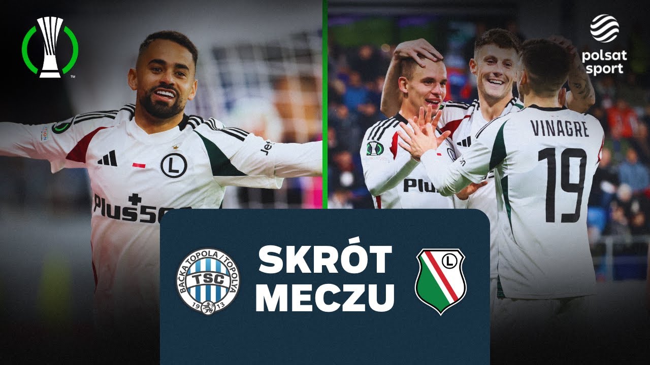 LEGIONIŚCI ZNOKAUTOWALI RYWALI! Skr&oacute;t meczu TSC Backa Topola - Legia Warszawa | LIGA KONFERENCJI