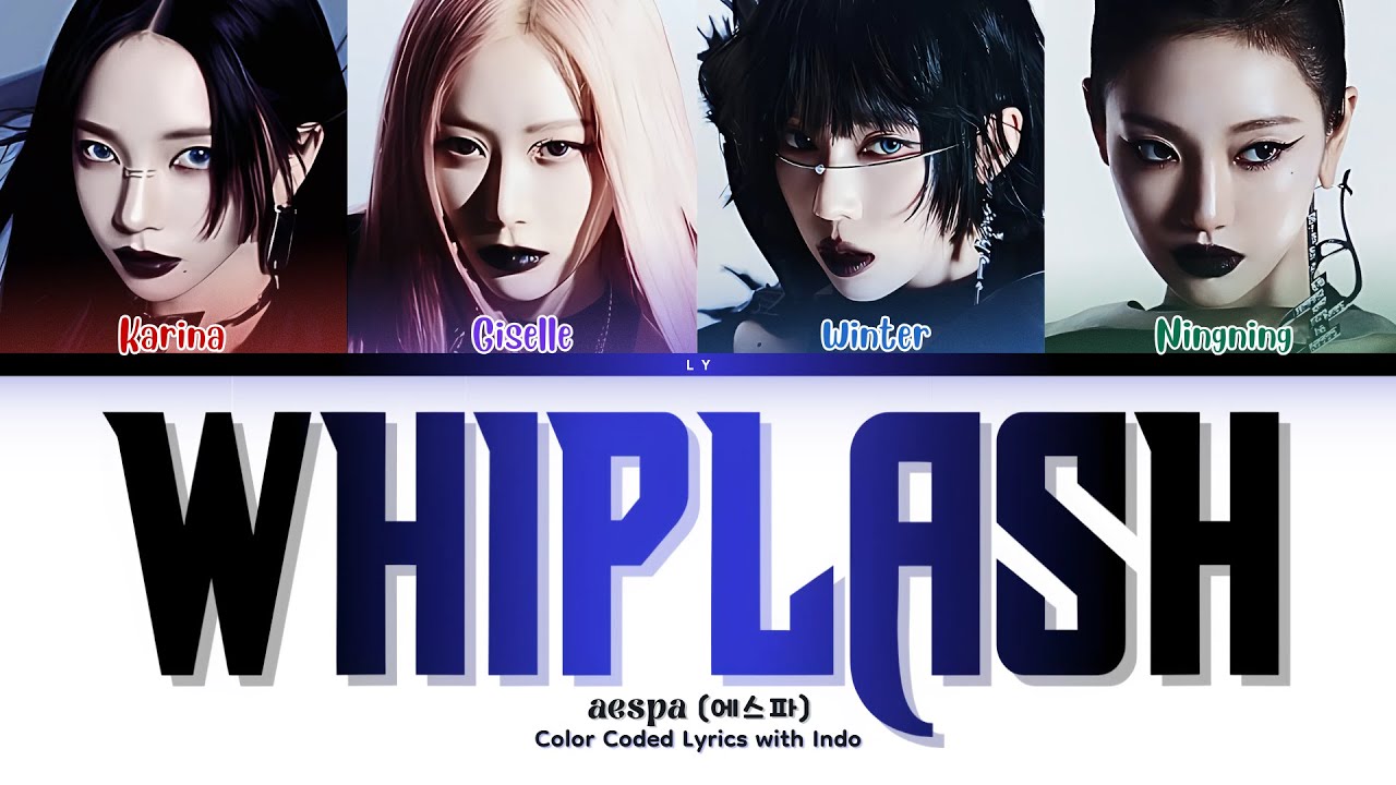 aespa (에스파) 'Whiplash' [Color Coded Lyrics with INDO]