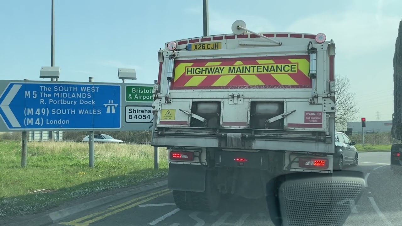 Right at Portway Roundabout Heading for Shirehampton