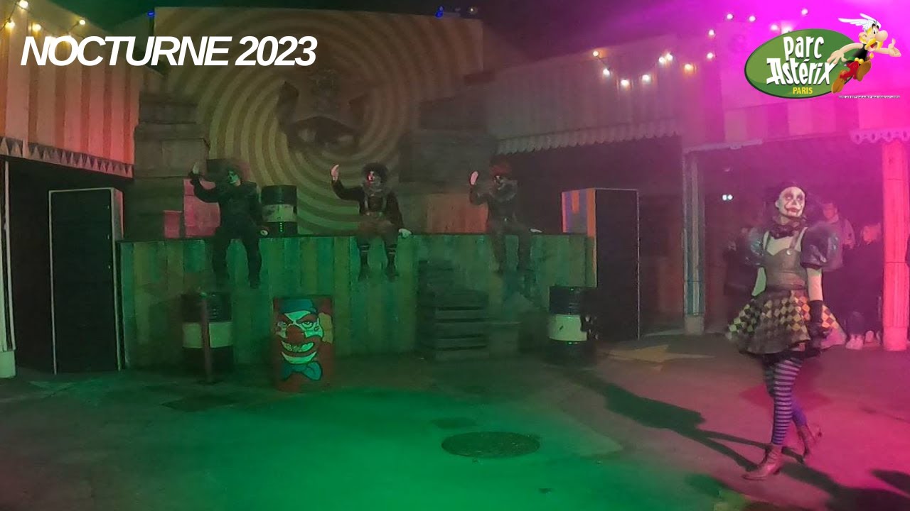 nocturne parc Astérix l  AMBIANCE de nuit est incroyable