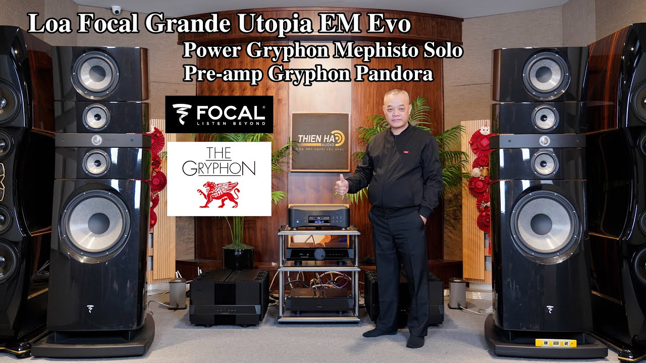 Siêu Phẩm Class A Power Gryphon Mephisto Solo + Gryphon Pandora VS Loa Focal Grande Utopia EM Evo