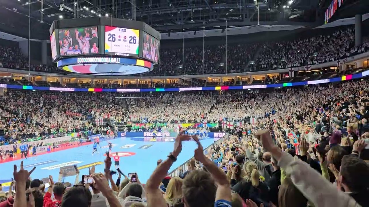 Last Seconds Faroe Islands vs. Norway (Handball European Championship)