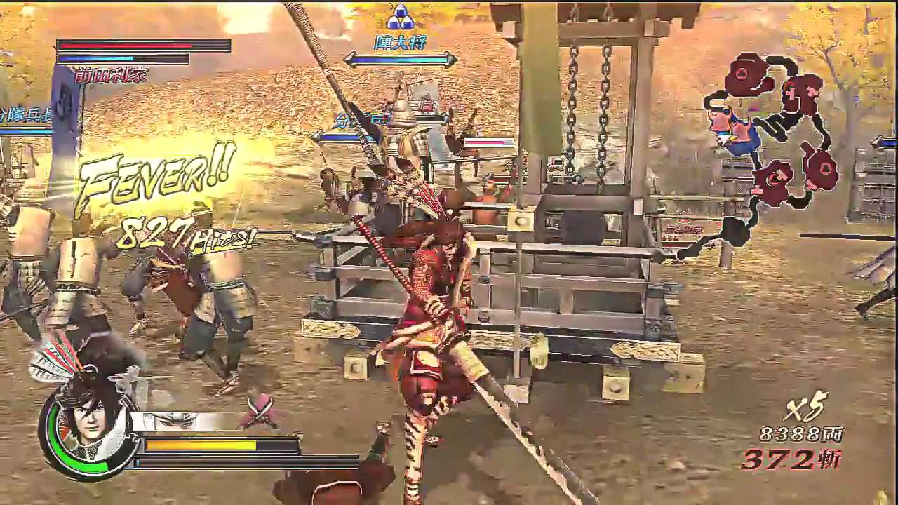 Sengoku Basara 3 (戦国BASARA3) HD: Samurai Heroes Extreme Maeda Keiji VS Toshiie & Matsu P2
