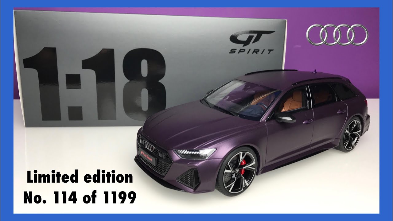 1:18 Audi RS6 Avant C8 (Purple) 2020 - GT Spirit [Unboxing]