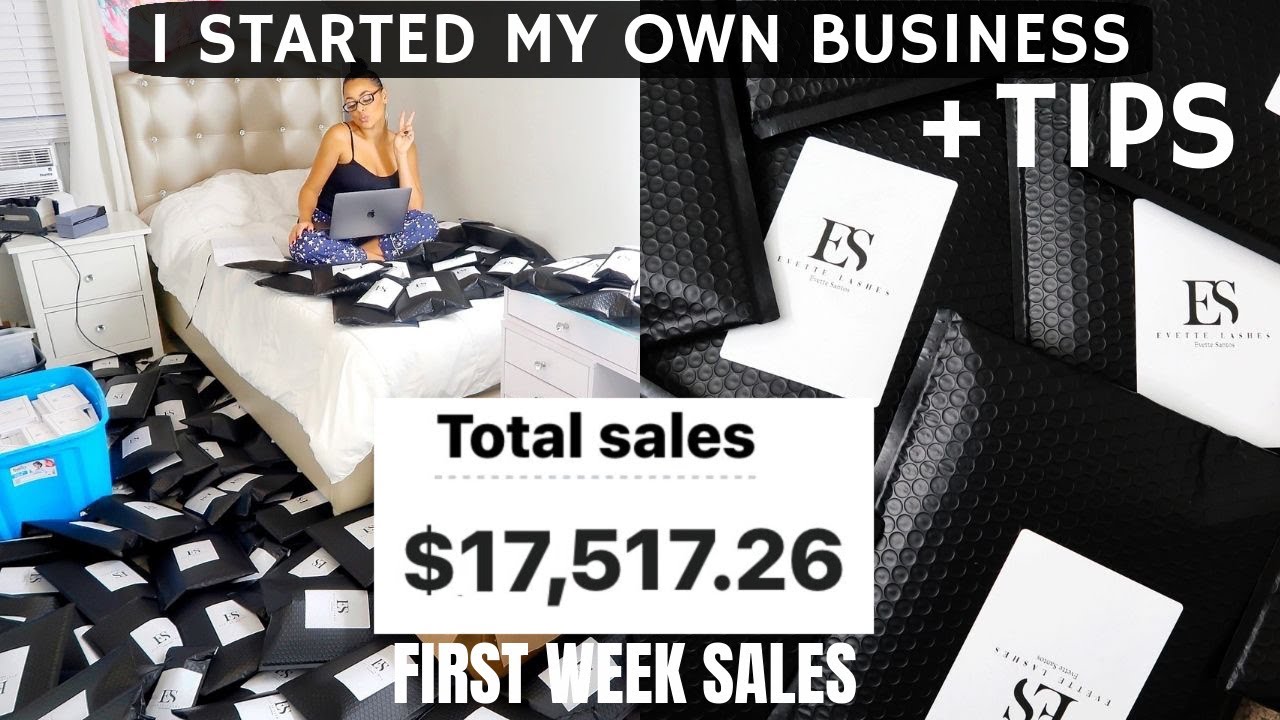 I STARTED MY OWN BUSINESS + TIPS | LIFE OF AN ENTREPRENEUR | Evette Santos