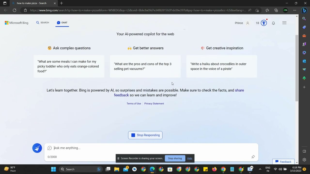 Bing Chat Conversation Styles and how it works