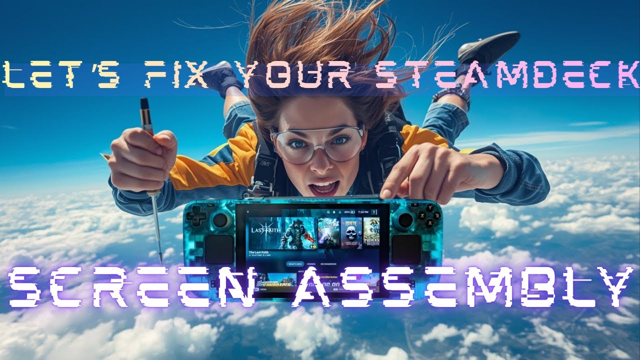 Steam Deck LCD Replacement | Fixing a Cracked Screen Step-by-Step | Trílex Fix