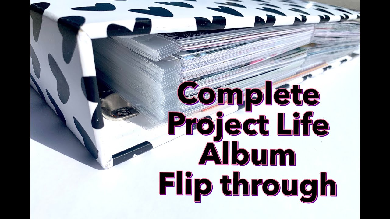 Completed Project Life 2020 Album Flip Through
