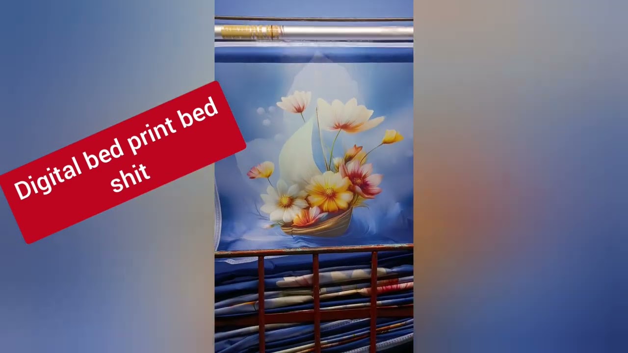 Digital print bed shit