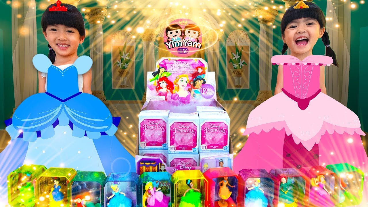 หนูยิ้มหนูแย้ม | สุ่มเซอร์ไพรส์แต่งตัวเป็นเจ้าหญิง Disney Princess Toys Surprise Box