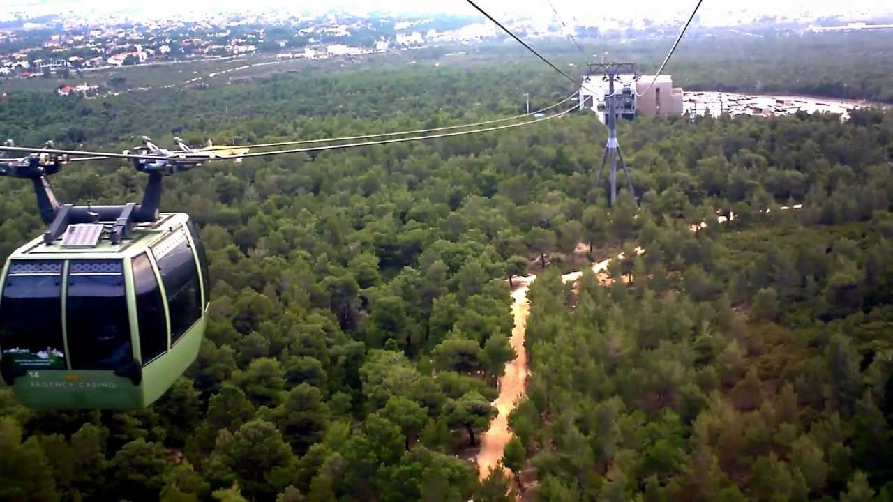 Parnitha Cable car - Athens Greece  (27/01/13)