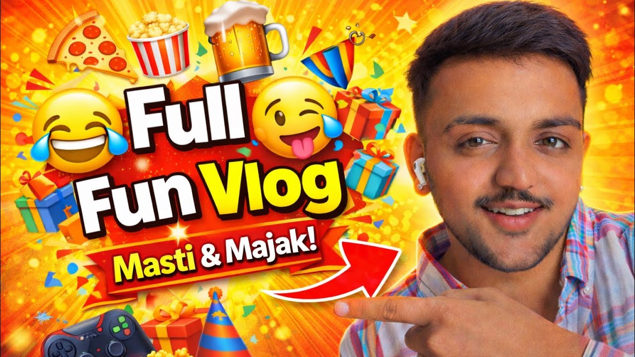 “Full Fun Vlog 😂 | Gujarati Funny Vlog | majak& Masti With Family 😂😂💀