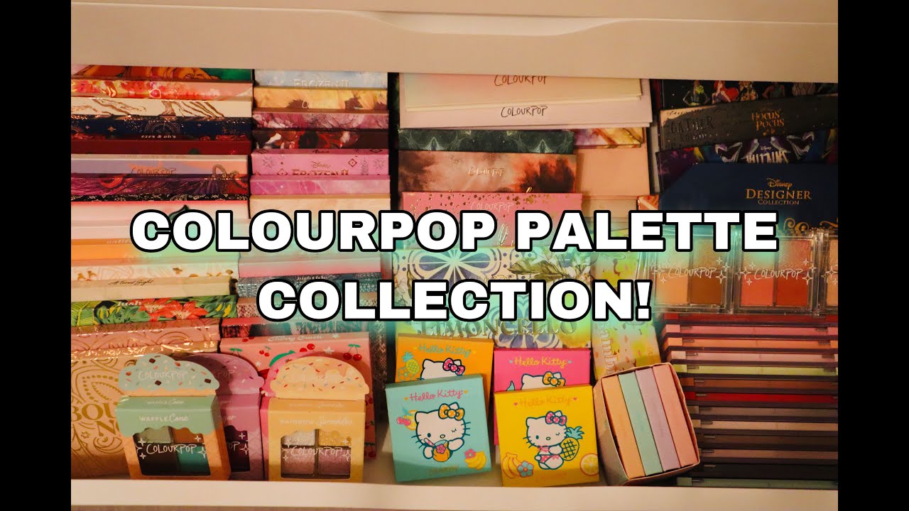 MY IN DEPTH COLOURPOP PALETTE COLLECTION!