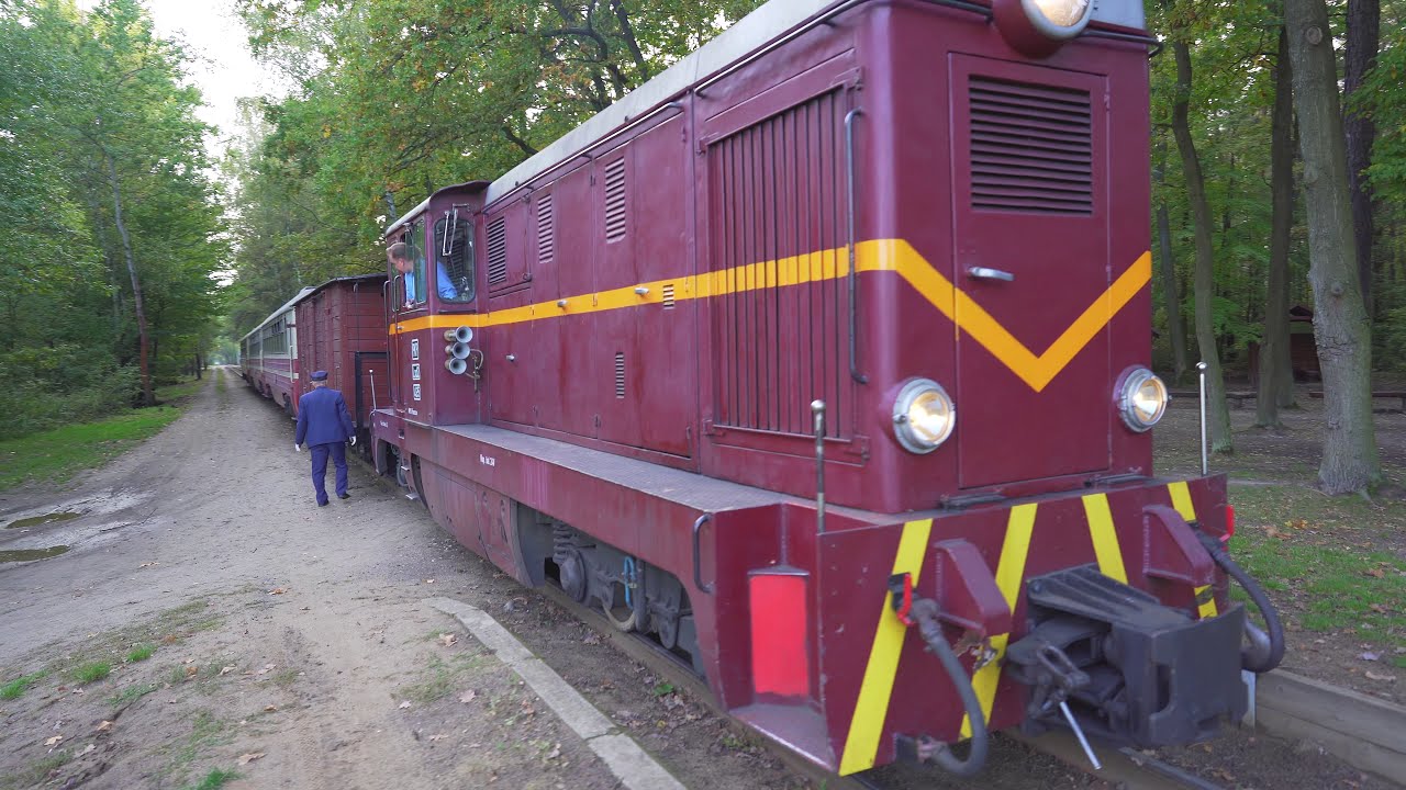 Poland, heritage train ride from Złotokłos to Piaseczno Miasto Wąsk