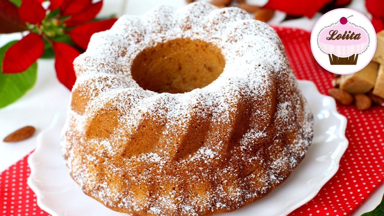 Bundt cake de turrón | Bizcocho de turrón esponjoso | Como hacer bundt cake fácil