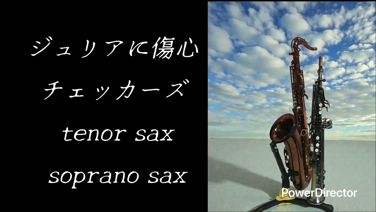 ジュリアに傷心 チェッカーズ tenorsax sopranosax