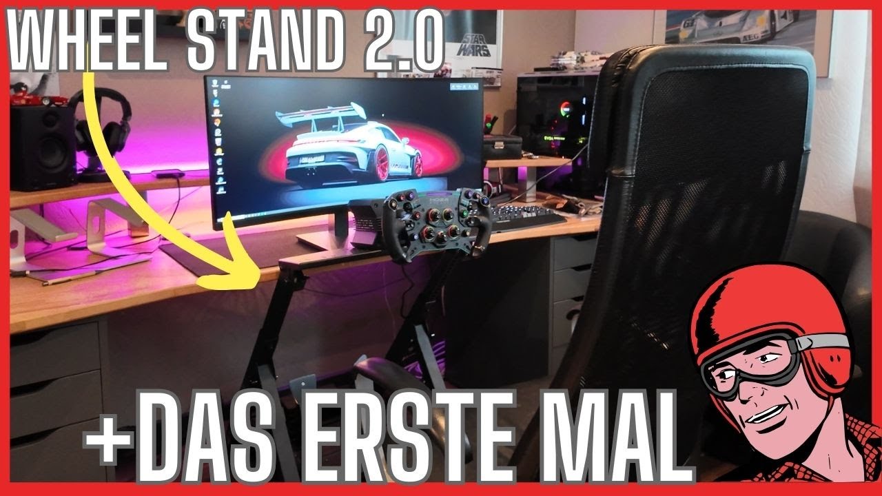 Next Level Racing Wheel Stand 2.0 und das erste Mal Sim Racing.