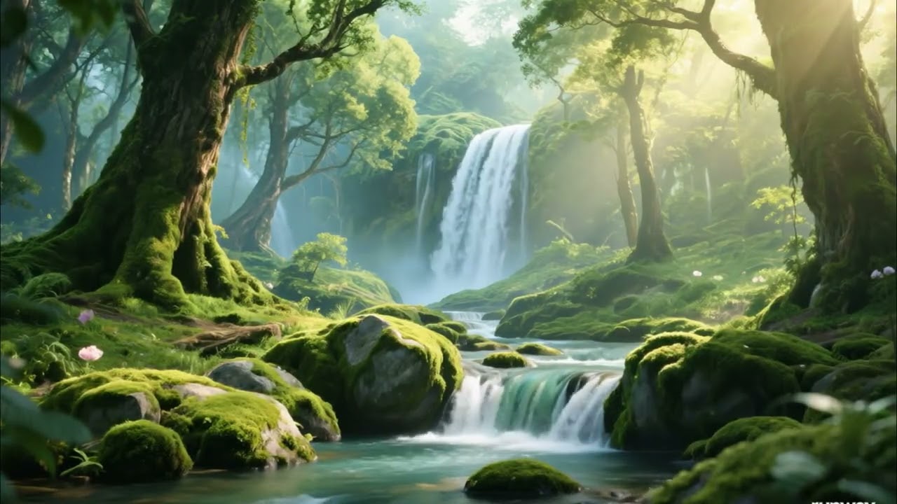 Calming Piano & Water Sounds 💧 Relaxation for Sleep, Healing & Inner Peace,Spa